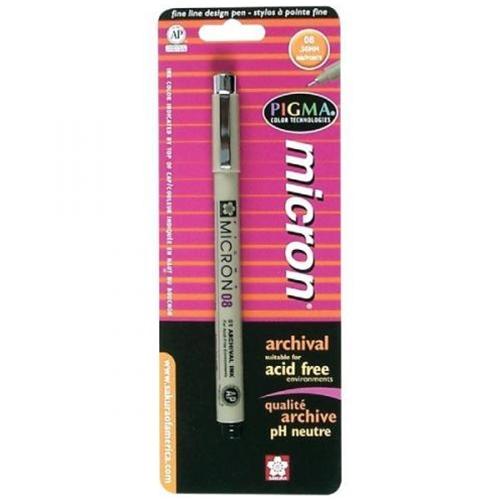Sakura - Pigma Micron Pen - .50mm - Black - 08