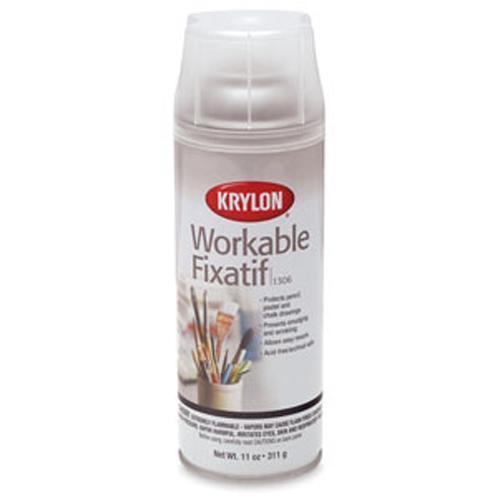KRYLON, Premium Spray Paints, Color Stabilizing Spray, Workable Fixative  Spray - 38EP62