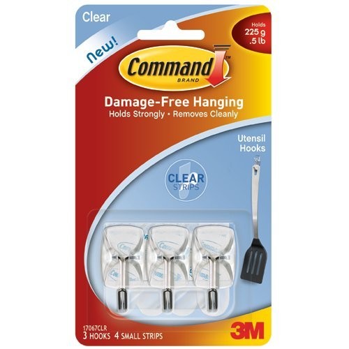 The S&T Store - Command 3M Clear Adhesive Hooks