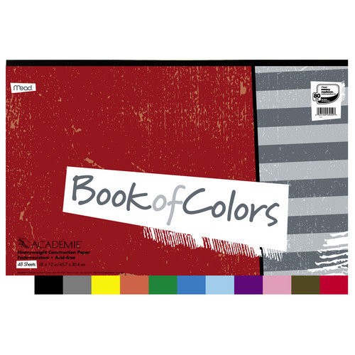 The S&T Store - Academie Book of Construction Paper 48 Sheets